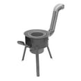 thumbnail image 6 of ToppiJoy Multifunction Wood Burning Stove with Grill Rack, Camping Wood Stove Hold up 220.46lbs, Portable Wood Stove for Camping 19.68in Height, 6 of 24