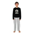 thumbnail image 4 of Black And White Bigfoot Dog And Family Christmas Pajamas, Believe Magical Christmas PJs, Size NB - Men 6XL, 4 of 7
