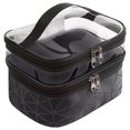 thumbnail image 1 of Makeup Bags Double layer Travel Cosmetic Cases Organizer, 1 of 5