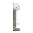 thumbnail image 3 of Modern Solid Wood Frame Full-length Mirror, Floor To Ceiling Mirror, Wall Mounted Dressing Mirror, For Bedroom, Porch, Clothing Store, Gray + Black, 58" * 15", 3 of 11