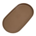 thumbnail image 3 of Oval Tray, Oval PP Small Serving Tray with Edge, Wood Plates for Food Salad Dessert Fruit Bread Kitchen Counter Coffee Bar Bathroom Vanity Organizer 1Pcs, 3 of 6