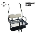 thumbnail image 2 of Hardcore Parts Rear Flip Seat For Club Car DS Golf Cart 2000-2013 Model (Buff Cushion w/t Grab Bar Attachment), 2 of 2