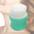 thumbnail image 4 of Cepillo facial Zulema Cepillo manual suaves y almohadilla de silicona exfoliante Verde, 4 of 8
