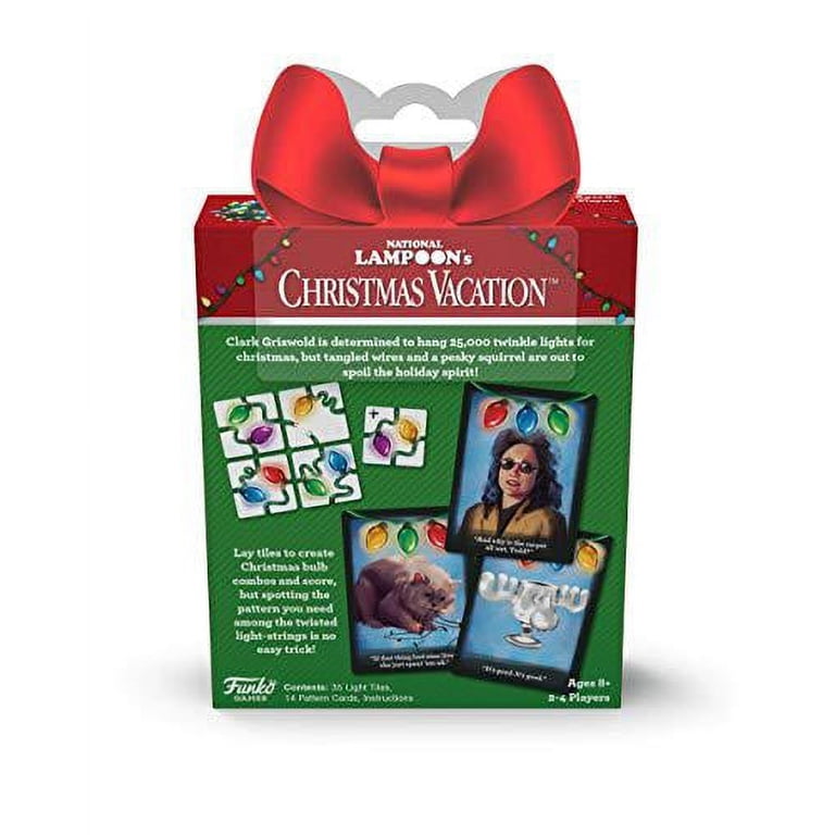 Funko Twinkling Lights Game – National Lampoon’s Christmas Vacation Family Card Game For 2-4 Players