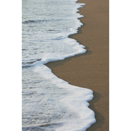 - Surf On Beach Salt Pond Beach Park Kauai Hawaii Usa Canvas Art - Michael Interisano Design Pics (24 x 38)