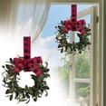 thumbnail image 5 of Mini Artificial Olive Wreath Outdoor Christmas Wreath Christmas Door Wreath Bow‑Decorated Small Hanging Wreath Ornament for Kitchen Cabinet Door Spring Home Wall Entryway Decor 1Pcs, 5 of 9