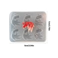thumbnail image 5 of Lerpwige Flexible Silicone Goldfish Resin Mold For DIY Keychains Mini Pendants Crafting, 5 of 8