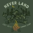 thumbnail image 2 of Junior's Peter Pan Lost Boys Summer Camp  Festival Muscle Graphic T-Shirt, 2 of 4