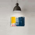thumbnail image 4 of JRXY Gold and Blue Abstract Art Metal Painting 12*8in 12x8in, 4 of 6
