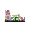 thumbnail image 1 of BeesClover Easter Lettering Stand Cute Wooden Rabbit Easter Letter Desktop Stand Ornaments For Children Gifts Easter Party Home Decoration, 1 of 8