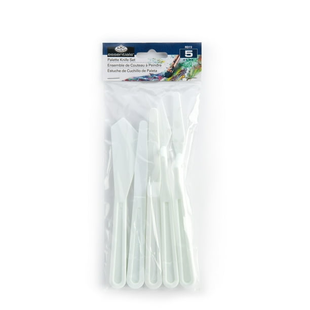 Royal & Langnickel Essentials Plastic Palette Knife Set, 5pc