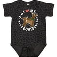 thumbnail image 3 of Inktastic I Heart My Goats with Cute Goats and Hoof Prints Boys or Girls Baby Bodysuit, 3 of 5