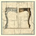 thumbnail image 2 of Vision Studio 15x15 White Modern Wood Framed Museum Art Print Titled - Furniture Sketch II, 2 of 4