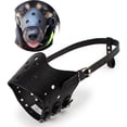 thumbnail image 1 of Bozal para perros Bozal de cuero antimordeduras Bozal para perros transpirable Bozal para perros para evitar ladridos (S), 1 of 5