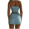 thumbnail image 6 of SEMPAI Summer Dress for Women Bodycon Dresses Sleeveless Tube Top Solid Above the Knee Dresses for Women 2024 Casual Mothers Favorite Simple Perfect Gift, 6 of 7