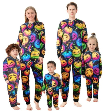 

Family Matching Other Patterns Halloween Women Men Kids Boys Girls Toddler Infant One-piece Suit Loungewear