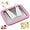 Pink, variant on Myfroroll Ice Cream - 3 sizes, Froroll Ice Cream, Rolled Ice Cream Maker Tray with 2 Spatulas, Mini Rolled Ice Creams Maker for Home, Easy Clean-Up, Homemade DIY for Gelato (Green, 8.85 * 6.9in)