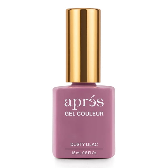 APRÉS Gel Couleur Gel Nail Polish, HEMA & TPO-Free, Dusty Lilac 289, 15ml