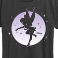 thumbnail image 3 of Disney's Tinker Women's Bell Moon Graphic Tee Color: Heather Charcoal Size: LARGE, 3 of 5