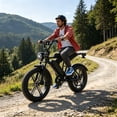 thumbnail image 4 of Arshin 20“Fat Tire Electric Bike for Adults,Off-Road Ebike,1500W Peak Motor,28 MPH Max Speed,7-Speed,48V 15Ah Battery,UL2849 Certified,Ages 16+ (Black), 4 of 12