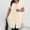 White, variant on NominalSnug Womens Towel Dress Hooded Wearable Button Snaps Cover up Spa Beach Gym Bathrobe Towels Wrap