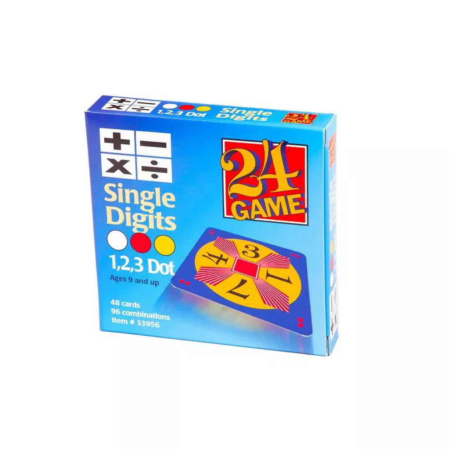 Juego Double Digits original de 24 Game Cards 24 Game 24 Game Cards