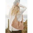thumbnail image 2 of LHSHIDU Women Corduroy Bag Adjustable Strap Shoulder Bag Crossbody Bag Casual Purse Tote Bag Handbag, 2 of 7