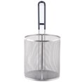 thumbnail image 4 of Tablecraft 986 6 1/2" Round Pasta Basket - Stainless Steel, 4 of 5