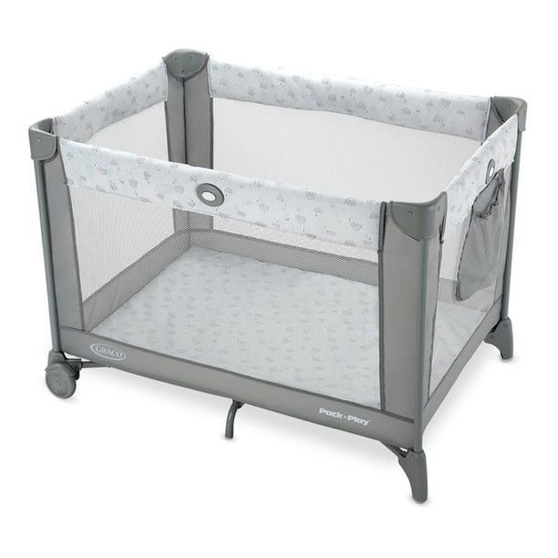 Cuna Corral Graco Portable Pack 'n Play Plegables con Bolsa de Almacenamiento Gris
