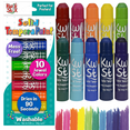 thumbnail image 6 of Kwik Stix Solid Tempera Paint Sticks Bundle, 20 Count (2 Packs of 10), Jewel & Pastel Colors, Washable, Quick-Drying, Non-Toxic, 6 of 11