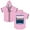 Pink, variant on Jey Uso Main Event Hooded Baseball Jersey Tops Short Sleeve Button-up Shirts Women Men Streetwear Tee