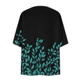 thumbnail image 6 of yoeyez Lightweight Cardigans for Women Floral Print 3/4 Sleeve Kimono Cardigan Loose Cover Up Casual Summer Beachwear 2026 Black,M, 6 of 6