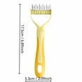 thumbnail image 3 of Pet Detangling Brush, Fine-Tooth Deshedding Comb, Stainless Steel Grooming Brush, Skin-Safe Rounded Blade Pet Grooming Tool, for Long Short Haired Dog Cat Knot Mat Removal Shedding Reduction, 3 of 6