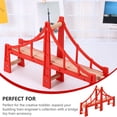 thumbnail image 2 of EeaseMX 2 puentes de tren de juguete, puentes de vías de tren, accesorios de tren de juguete, juguetes para niños, 2 of 7