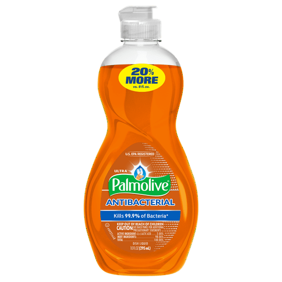 Palmolive Ultra Dish Liquid Anti-Bacterial Orange -10oz (5 Pack)