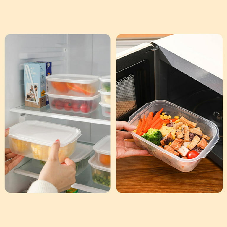 Large Food Storage Containers Airtight Leak Proof Food Containers with Lids  for Lunch Leftover Storage Bowl 