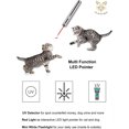 thumbnail image 4 of Bingirl Bâton de Chat Drôle en Métal avec Usb Rechargeable Led Projection Modèle Multi-Modèle Rouge Lumière Verte Lumière Commutable Animal Interactif Toy, 4 of 9