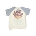 thumbnail image 2 of Harley-Davidson Little Girls' Relaxed Fit Short Sleeve Knit Tee - Cream (4/5), Harley Davidson, 2 of 2
