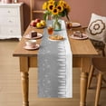 thumbnail image 2 of Grey Christmas Table Runner 90 Inches Long Farmhouse Dress Scarves, Vintage Farmhouse Pine Tree Snowflakes Dining Tablerunner for Coffee Table/Kitchen Island/Party Décor, 13" x 90", 2 of 8