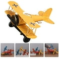 thumbnail image 3 of Retro Airplane Model Vintage Decorative Aircraft Desktop Metal Craft Plane Ornament, 3 of 8