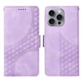 thumbnail image 1 of Funda GANGXUN para iPhone 16 Pro con diseño acolchado elegante, cuero PU, protección total y ajuste preciso, 1 of 5