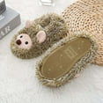 thumbnail image 5 of XIYON Kids Slippers Girls Boys Winter Warm Fuzzy Shoes Cute Design Indoor Outdoor Comfortable Kids Soft For Toddler And Little Girls 4.5-5 Years, 5 of 7