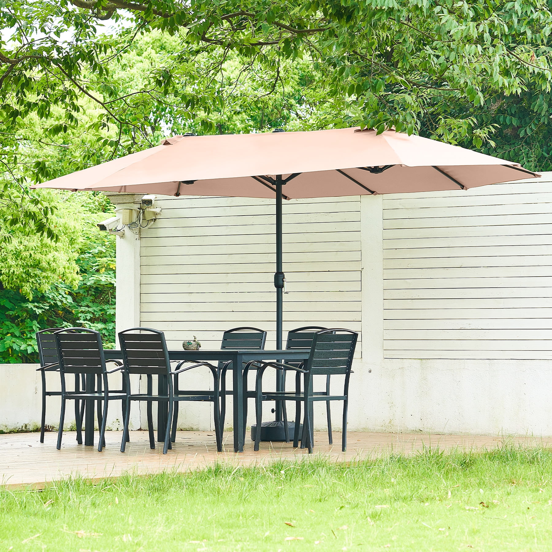 Details about   Outdoor Garden Umbrella Patio Furniture Waterproof UV-Protection Garden Canopy 
