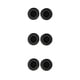 thumbnail image 3 of Kearding Almohadillas para los oídos Cojín para auriculares Aislamiento de ruido negro Suavidad para auriculares Almohadillas ergonómicas Type1, 3 of 6