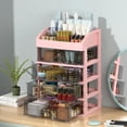 thumbnail image 4 of Cajón de almacenamiento de joyas y maquillaje, caja de plástico de gran capacidad para guardar esmaltes de uñas, pintalabios, cosméticos y cuidado de la piel, 4 of 5