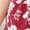 Red, variant on AURA Plus Size Dress V-Neck Belted Summer Casual Midi Dress for Women, Red, XL–4XL