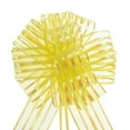 thumbnail image 1 of Lazos de Organza Unique Bargains 5uds 6 Pulgadas Amarillo para Boda cestas regalos Navidad San Valentín, 1 of 6