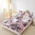 thumbnail image 4 of Castle Fairy Children Boys Girls Kawaii Cats Full Size Sheets,Cute Pet Bed Sheets, 4 of 7