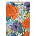 thumbnail image 1 of FMSHPON Flower Butterfly Leaves Clipboard Hardboard Wood Nursing Clip Board and Pull for Standard A4 Letter 13x9 inches, 1 of 6