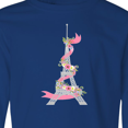 thumbnail image 4 of Inktastic Eiffel Tower in Paris with Flowers and Pink Banner Long Sleeve Youth T-Shirt, 4 of 5